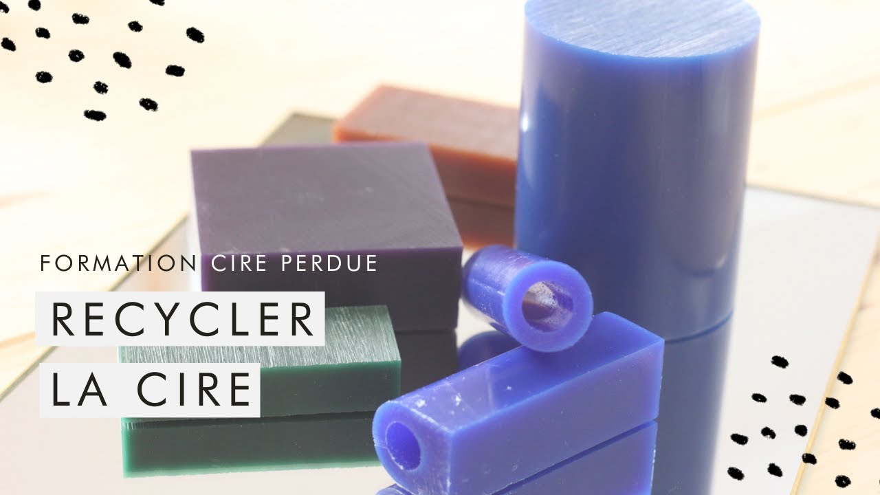 Formation cire perdue - comment recycler les chutes de cire ?