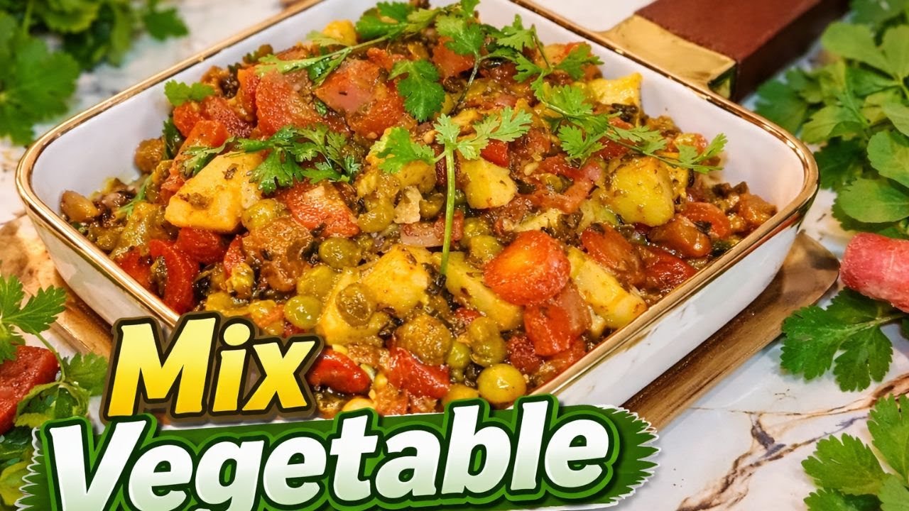 Easy Mix Vegetable Recipe | Tasty & Healthy Sabzi in 15 Minutes