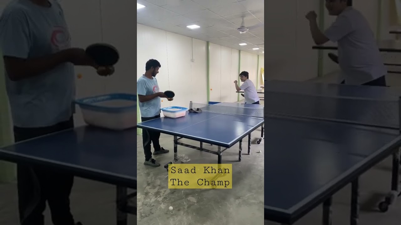 The Champ is Here | Saad Khan | Table Tennis Training #tabletennis #training #subscribe #motivation