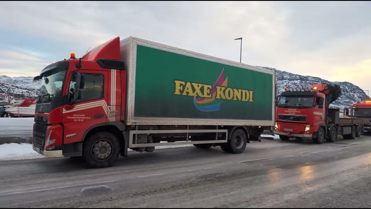 Last work day in december, Xmas new year convoy 
