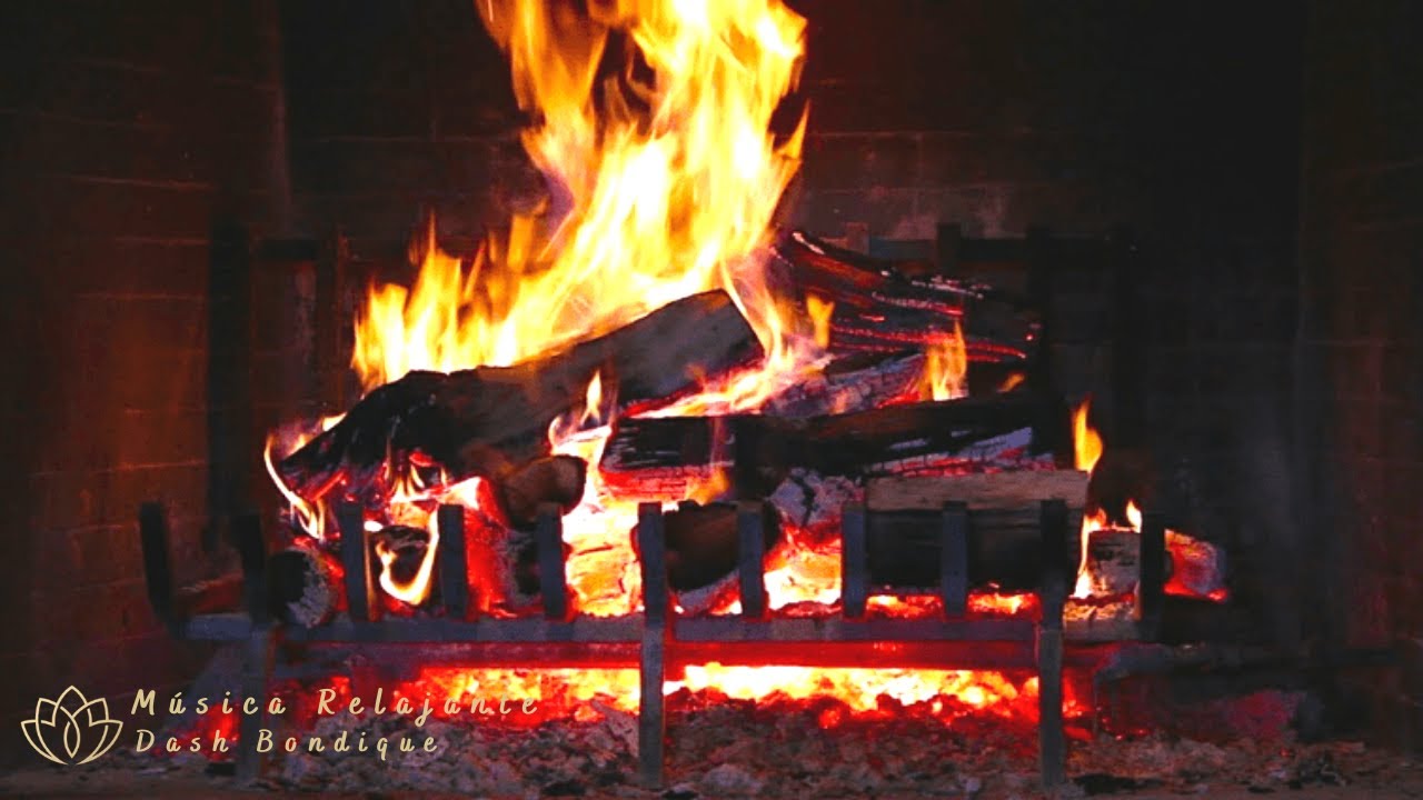 Chimenea con Música Romántica; Musica instrumental