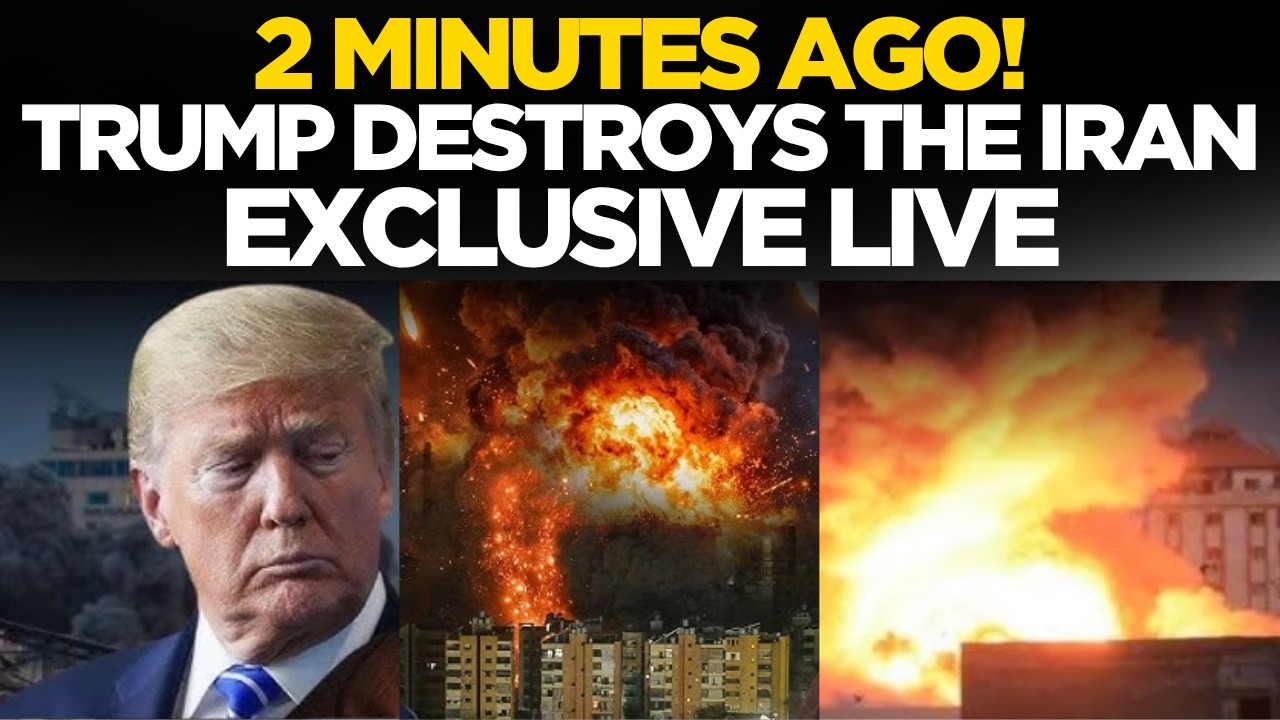 LIVE | Trump&rsquo;s EXPLOSIVE Warning Stuns Iran: &ldquo;We&rsquo;ll Bomb Again&rdquo; | Trump Latest News Live | US News