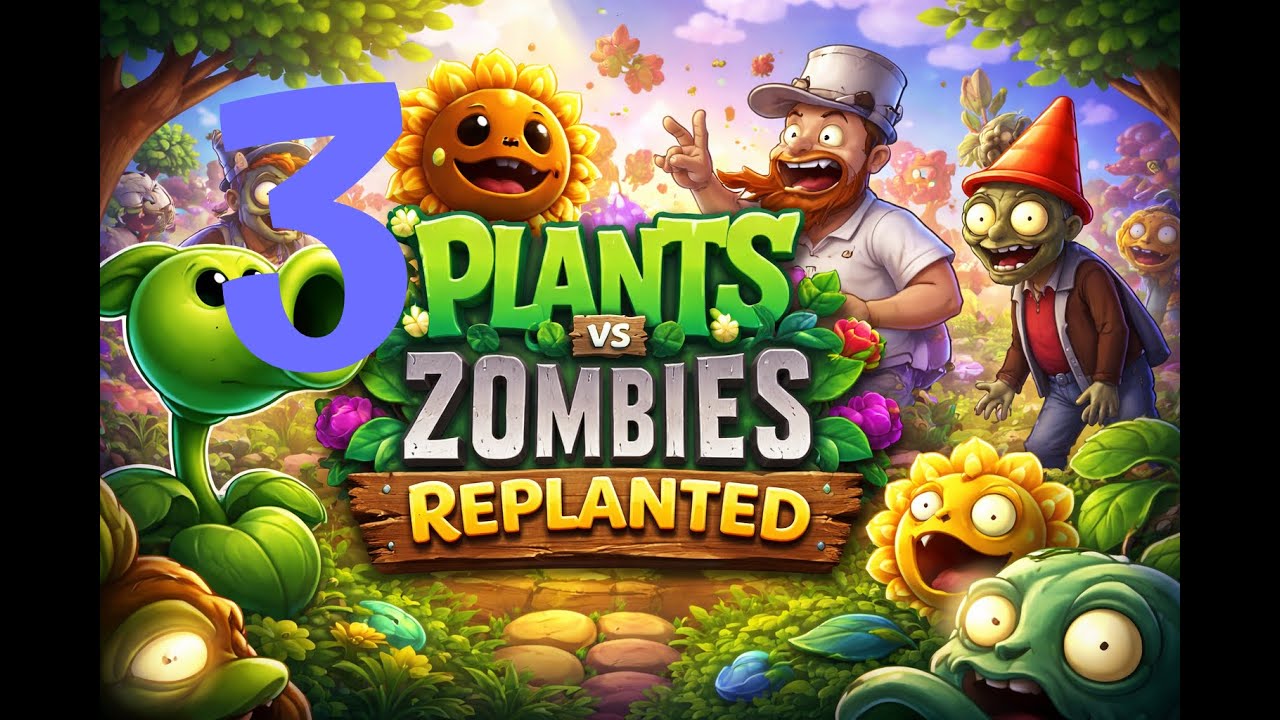 Stresss..... É muito rápido - Plants Vs Zombies Replanted - Parte 3