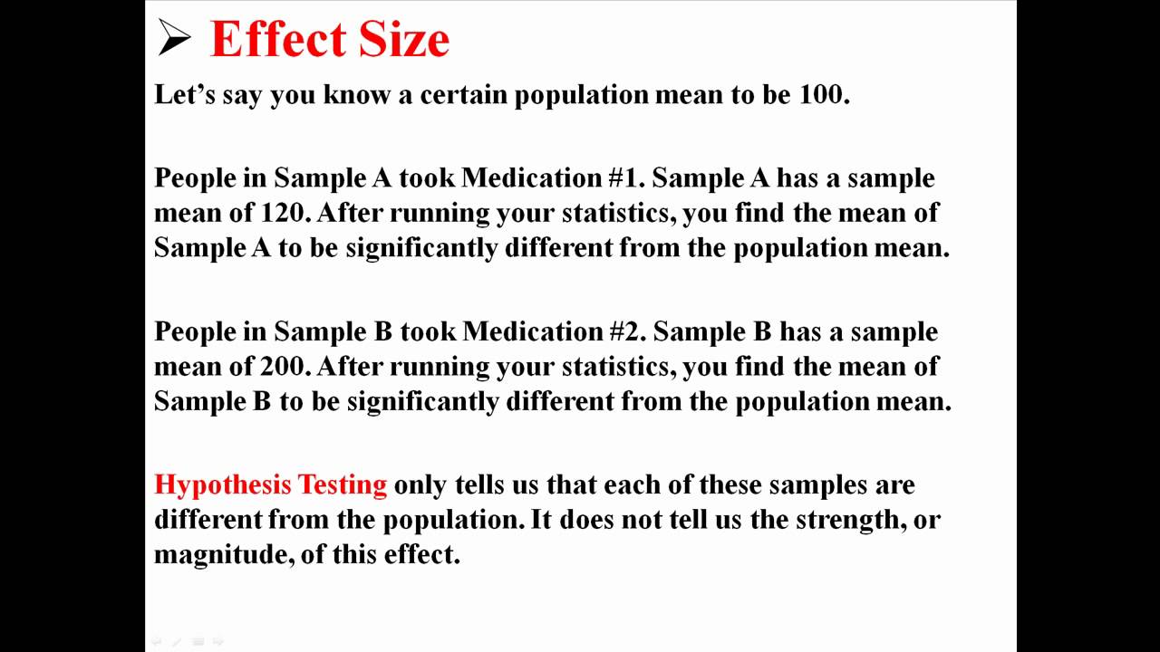 Effect Size