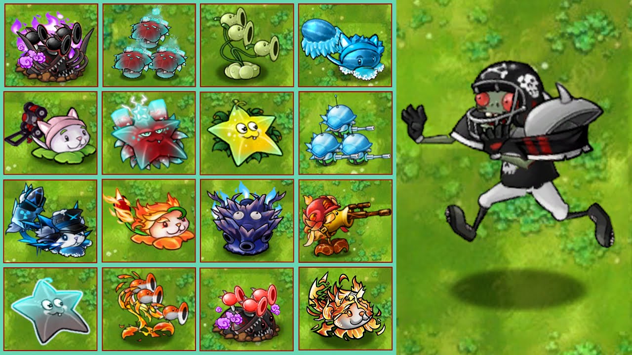 PVZ Fusion 3.1 - Random 18 Plant Team VS Zombies - p89 - Who will win ? 