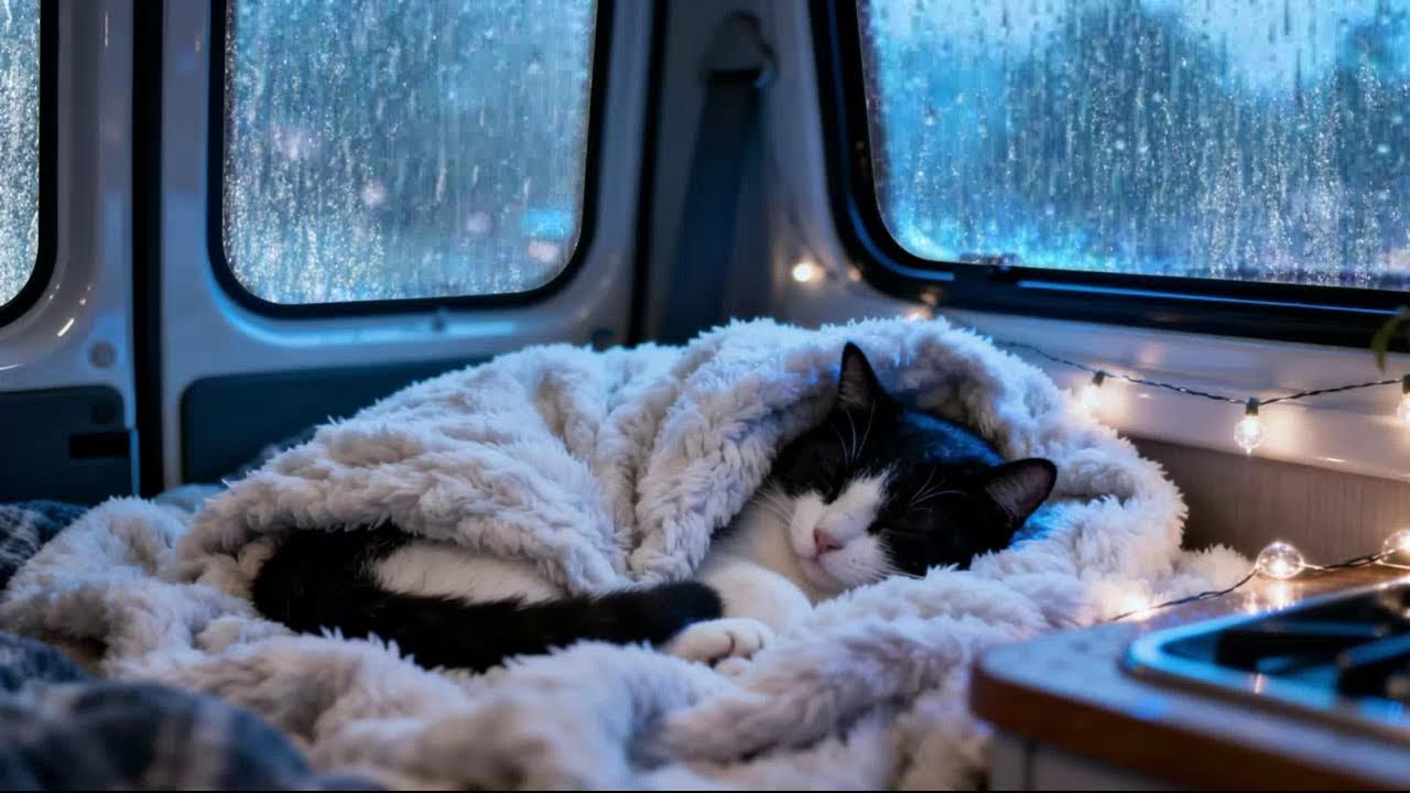 Deeply Relaxing Rain on Car Roof | Stay Asleep All Night
