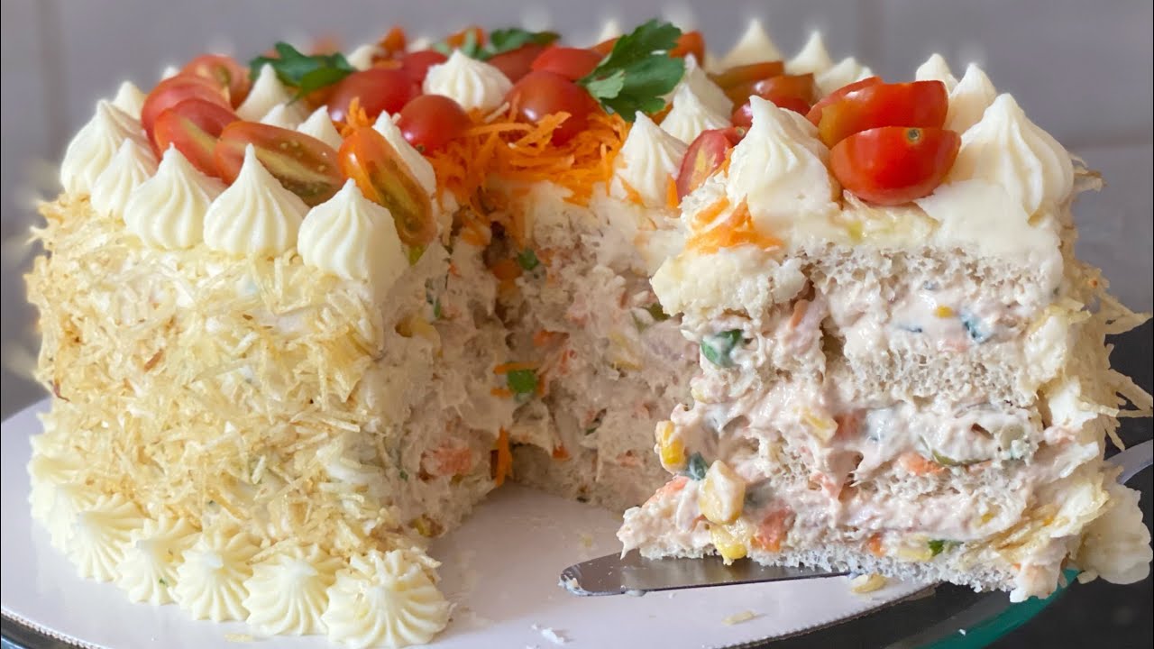 O BOLO SALGADO DE ATUM MAIS    FÁCIL E GOSTOSO QUE JÁ COMI