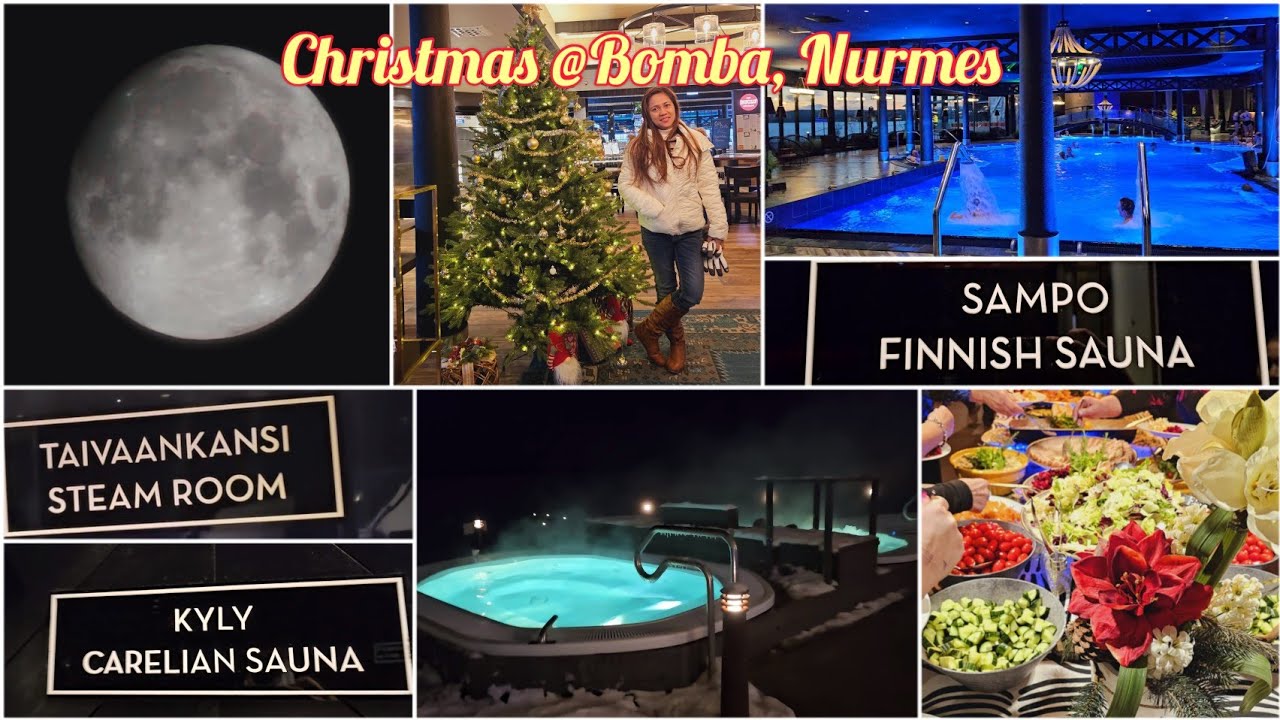 FinFun: Company's Christmas treat for us #bomba #nurmes #finland #snow #sauna #jaccuzi #fyp #yt #fun