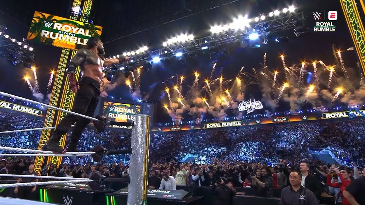 ROMAN REINGS WIN ROYAL RUMBLE!! WWE ROYAL RUMBLE HIGHLIGHTS FULL HD 4K!! #wwe #romanreigns 