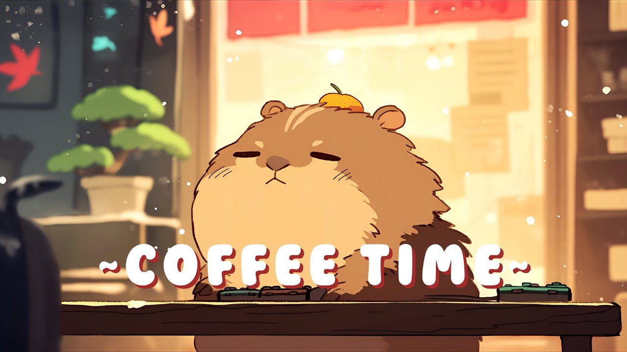 Capybara Lofi Radio - Cozy Japanese Lofi Mix ~ Chill Session ~ 📚 🎵 | Background Music