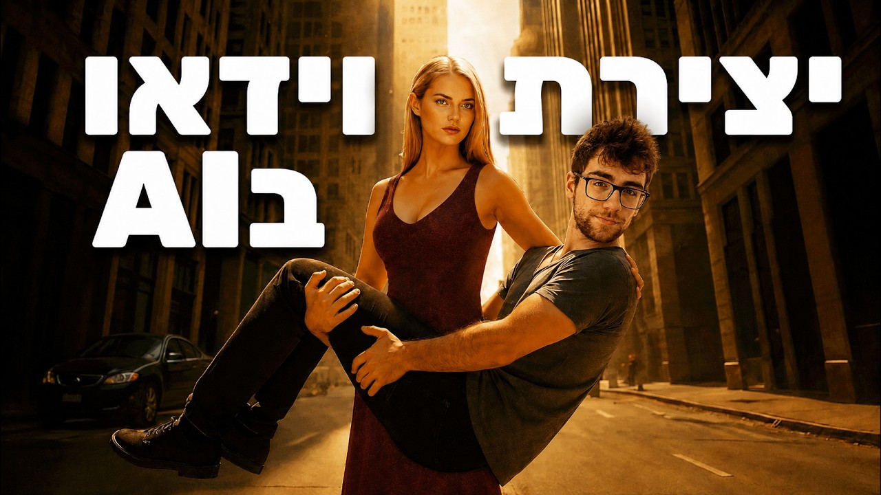 איך יוצרים סרטונים בעזרת בינה מלאכותית - מדריך למתחילים! 🚀