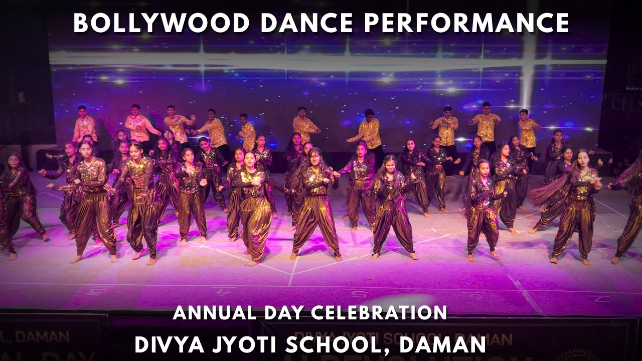 🎬 Bollywood Dance Performance | Annual Day 2025 | Divya Jyoti School, Daman 💃🔥