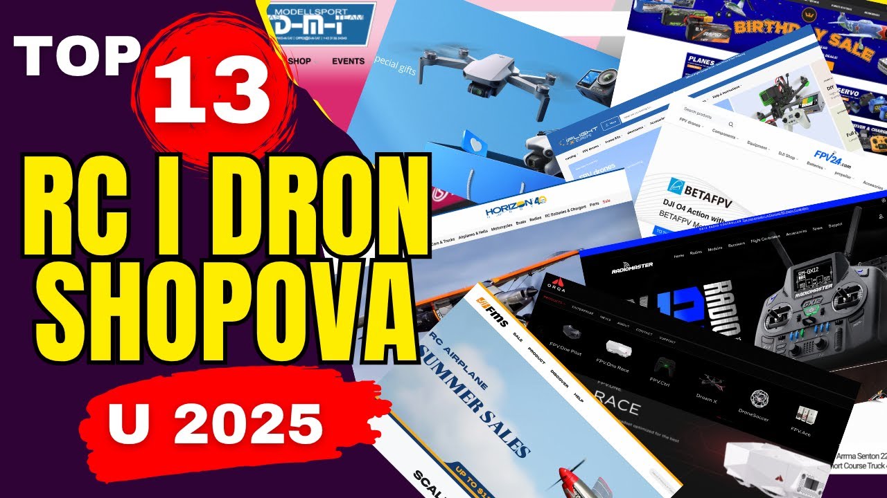 Top stranice za kupovinu dronova i RC zrakoplova te popratne RC opreme