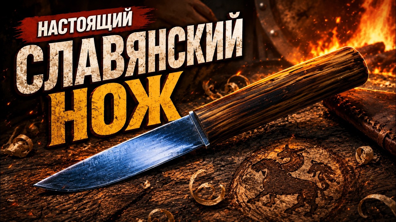 Настоящий славянский нож ||| Real slavic knife