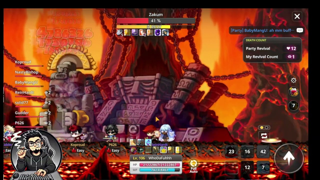 MapleStory | GUILD Very Hard Zakum – Attempt 6 | Bera 13