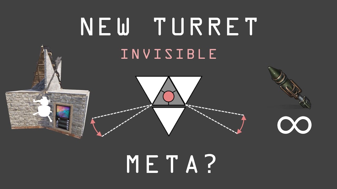 NEW INVISIBLE TURRET POD Design Concept - RUST 2024