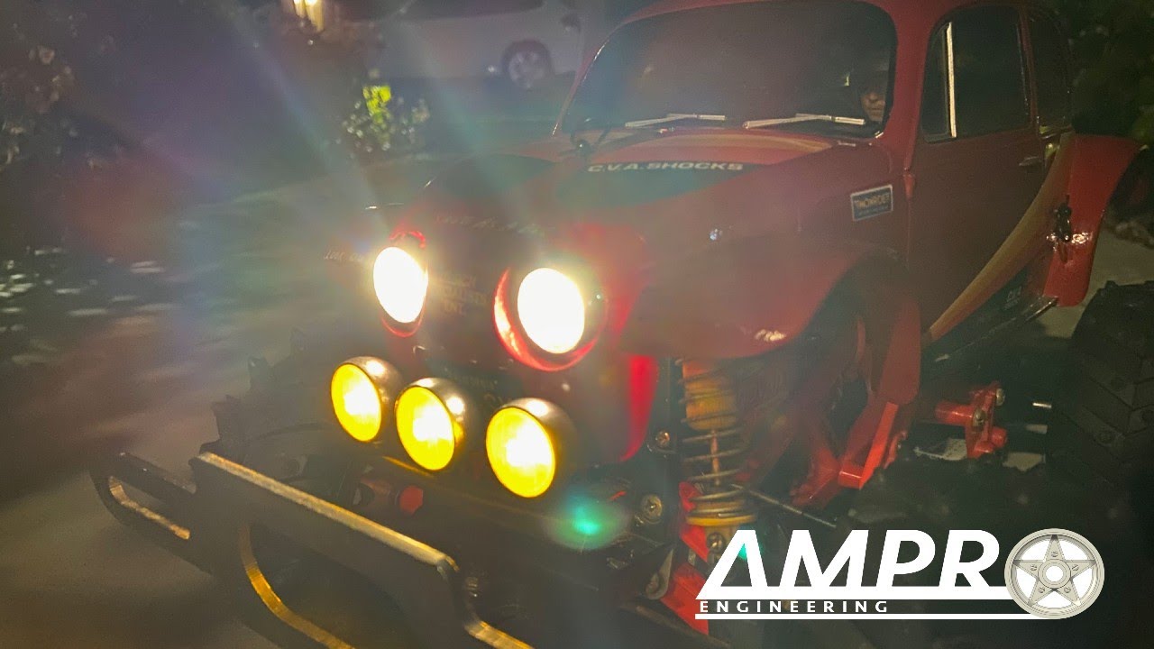e409: Monster Beetle Front Brace and Aux. Lamp Bracket