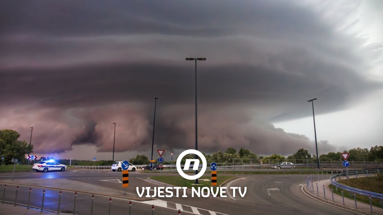 Užas na istoku Hrvatske: Oluja čupala stabla, oštetila krovove i automobile | Vijesti Nove TV