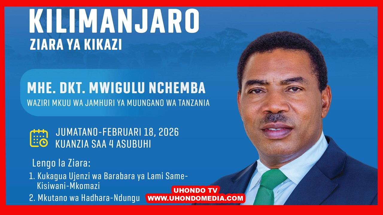 LIVE: ZIARA YA WAZIRI MKUU MKOANI KILIMANJARO