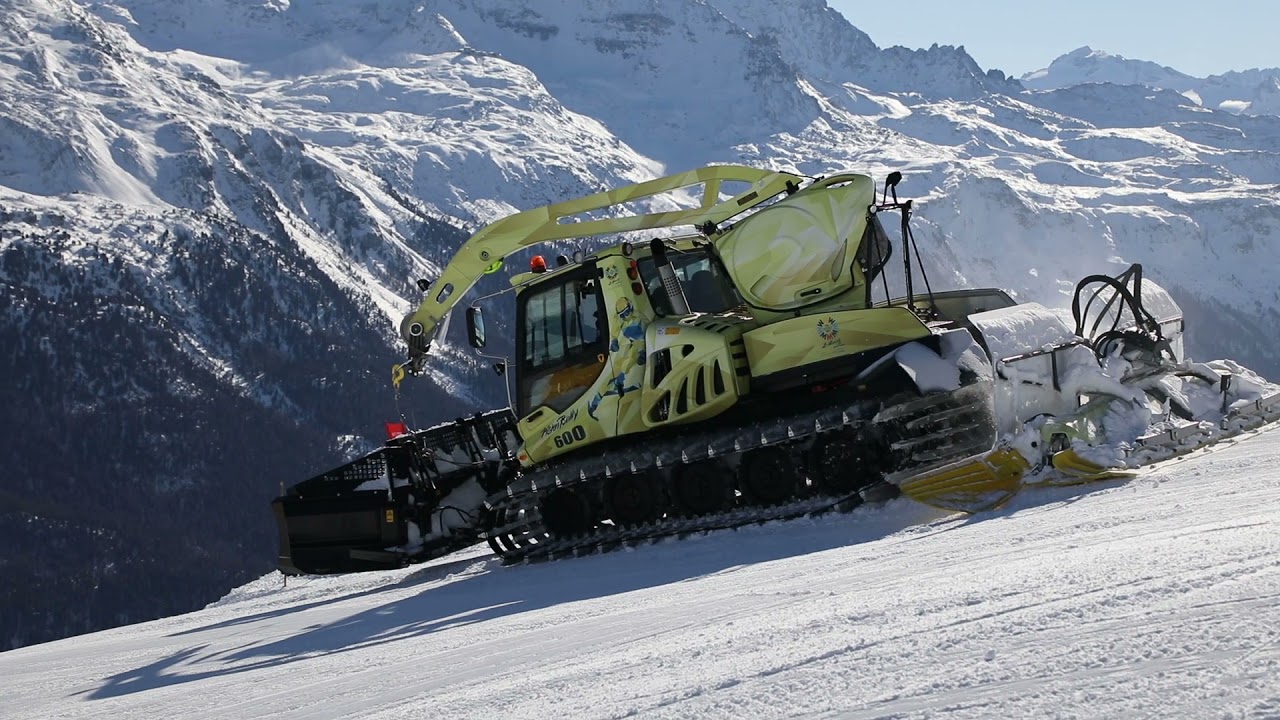 WM 2017 - St. Moritz - Pistenbully - Engadin Mountains