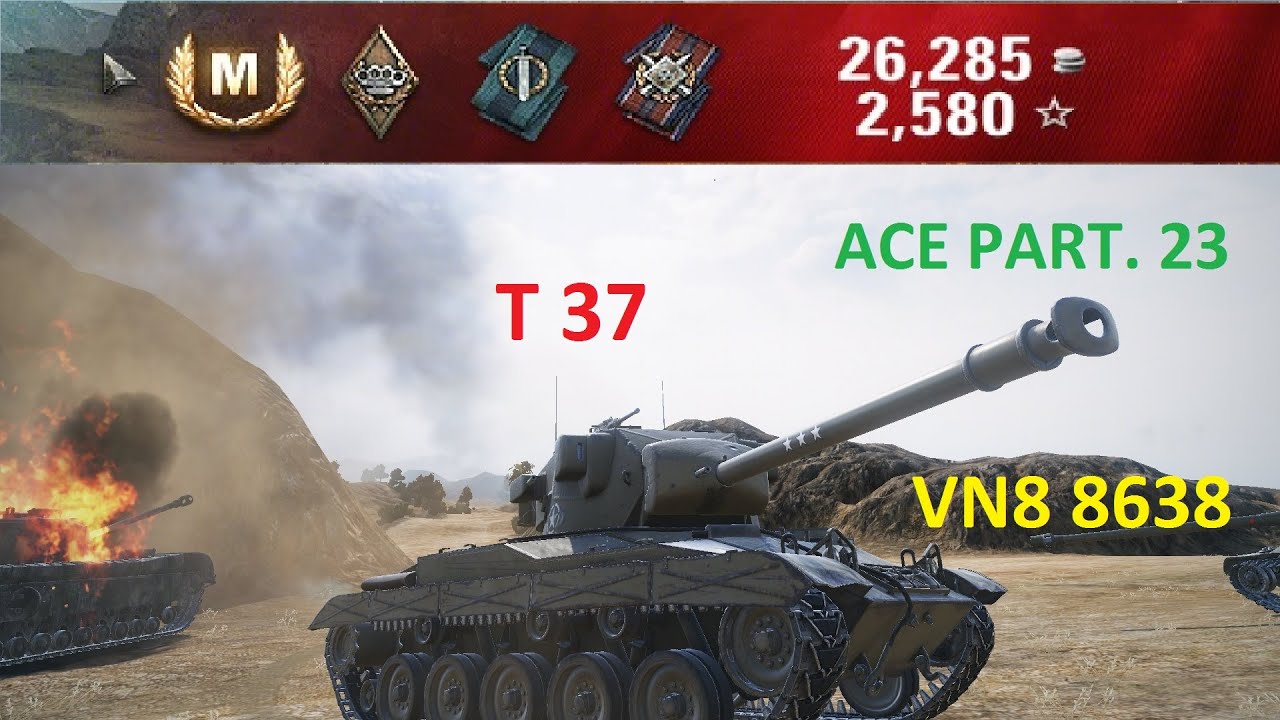 World Of Tanks 1080p 9.13 --- T37 --- ace part.23 VN8 8638 (by unulmic)