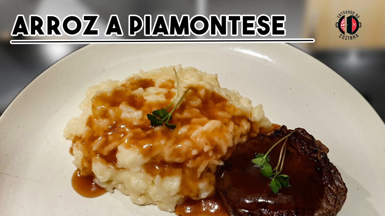 Como fazer Arroz a Piamontese com molho Madeira | Entrando na Cozinha