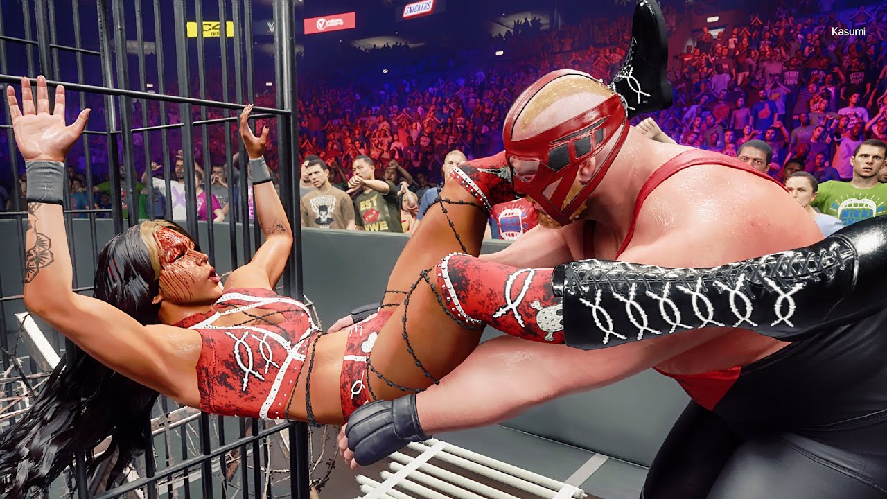 WWE 2k23: Cora Jade vs Vader, intergender wrestling, man vs woman
