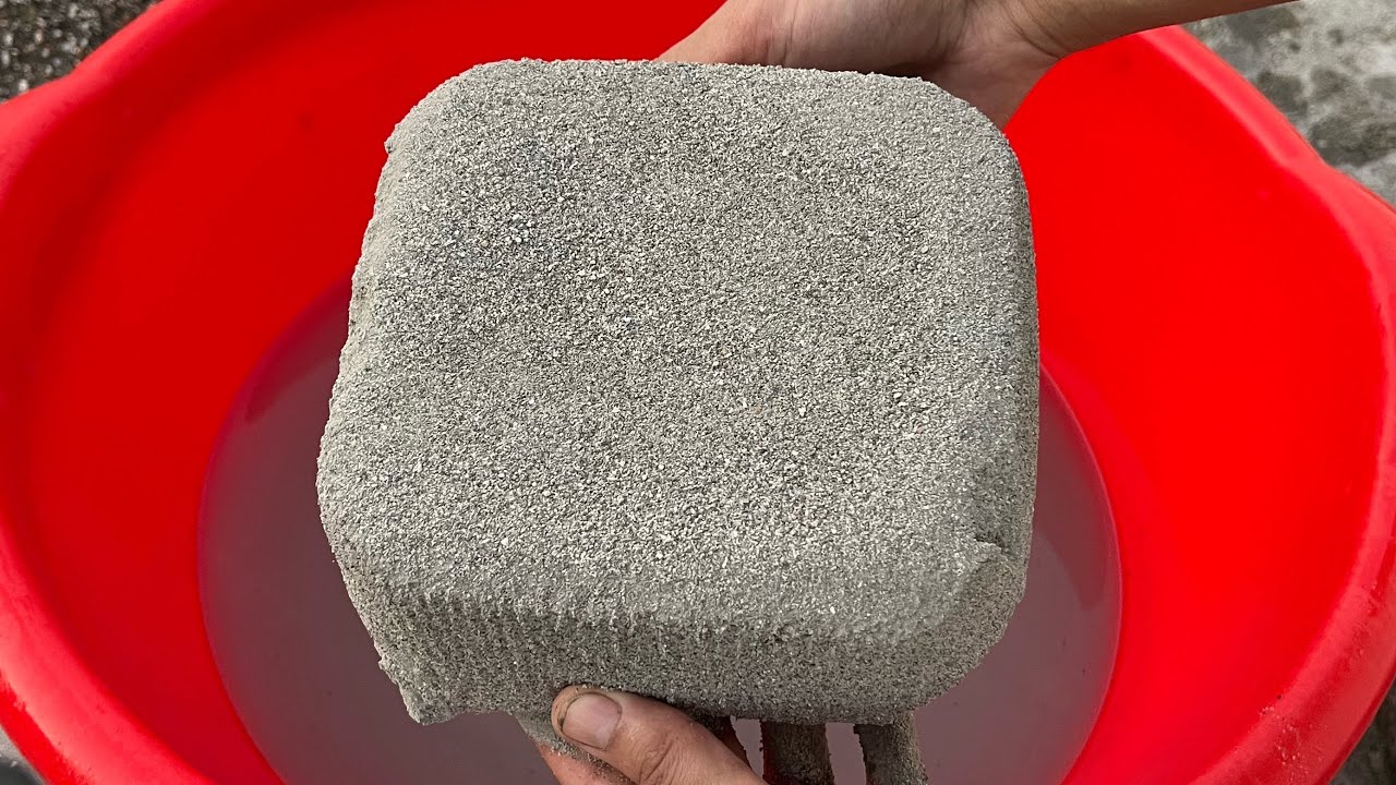 New || Pure Sand Blocks crumbling and Dipping in Water asmr #insane #asmr