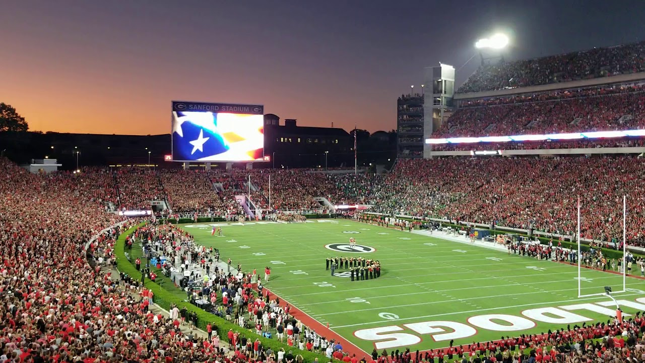 UGA vs Notre Dame National Anthem