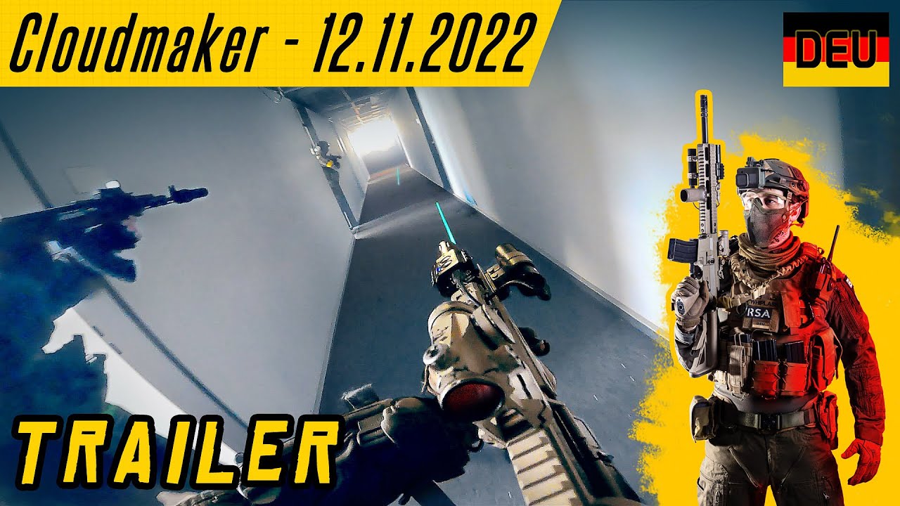 TRAILER: Airsoft Cloudmaker Meppen 12.11.2022 - Teamplay, CQB & Taktik
