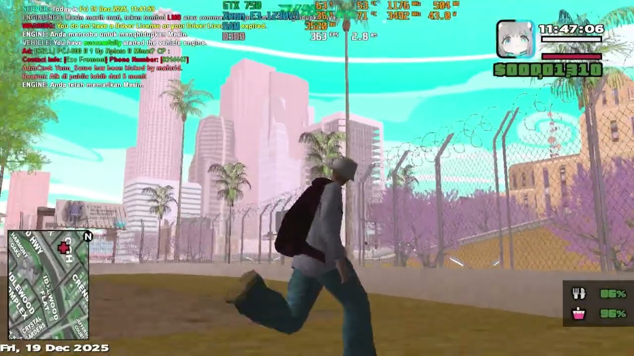 Test PC 2 Jutaan di SAMP Server JGRP || Test Game Xeon E3 1230 V3 GTX 750 2GB Ram 16GB