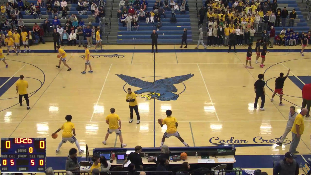 Cedar Crest High School vs Lebanon High School Mens JV Basketball