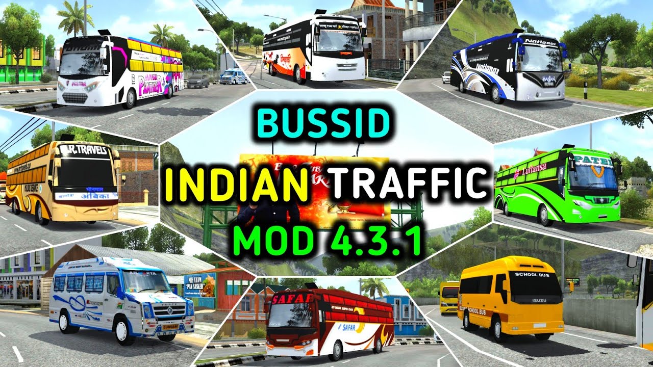 How to add INDIAN TRAFFIC 🚦 Mod in Bus Simulator Indonesia  | 4.3.1 | Bussid Indian Traffic Mod