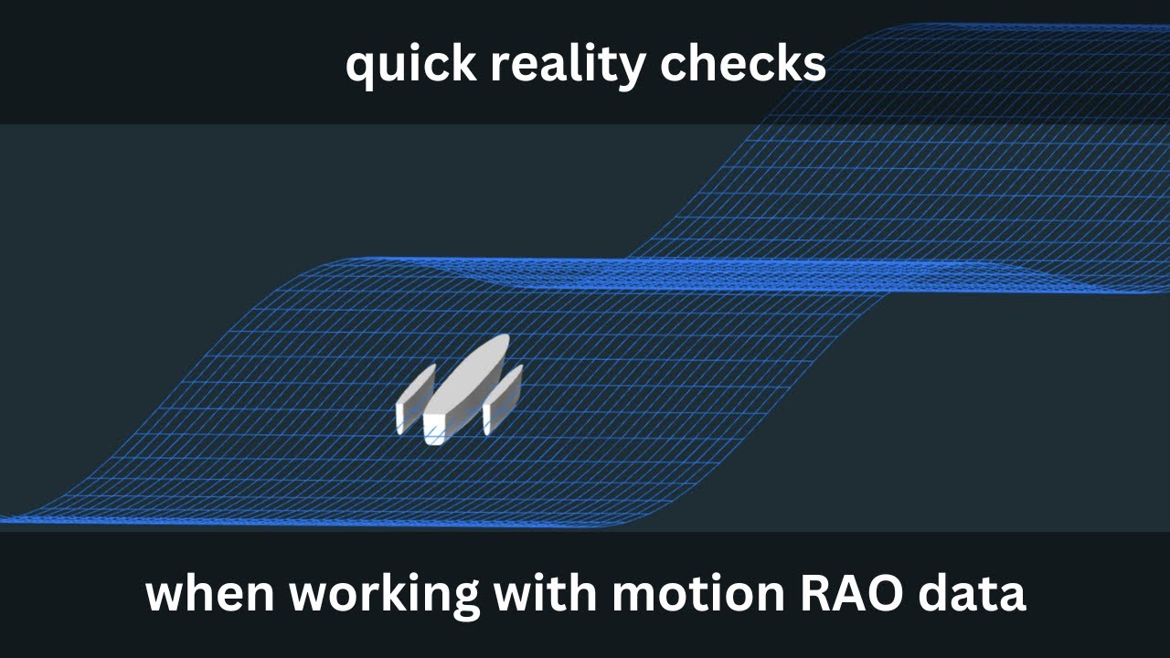 How to make quick reality checks when working with ship motion RAO data