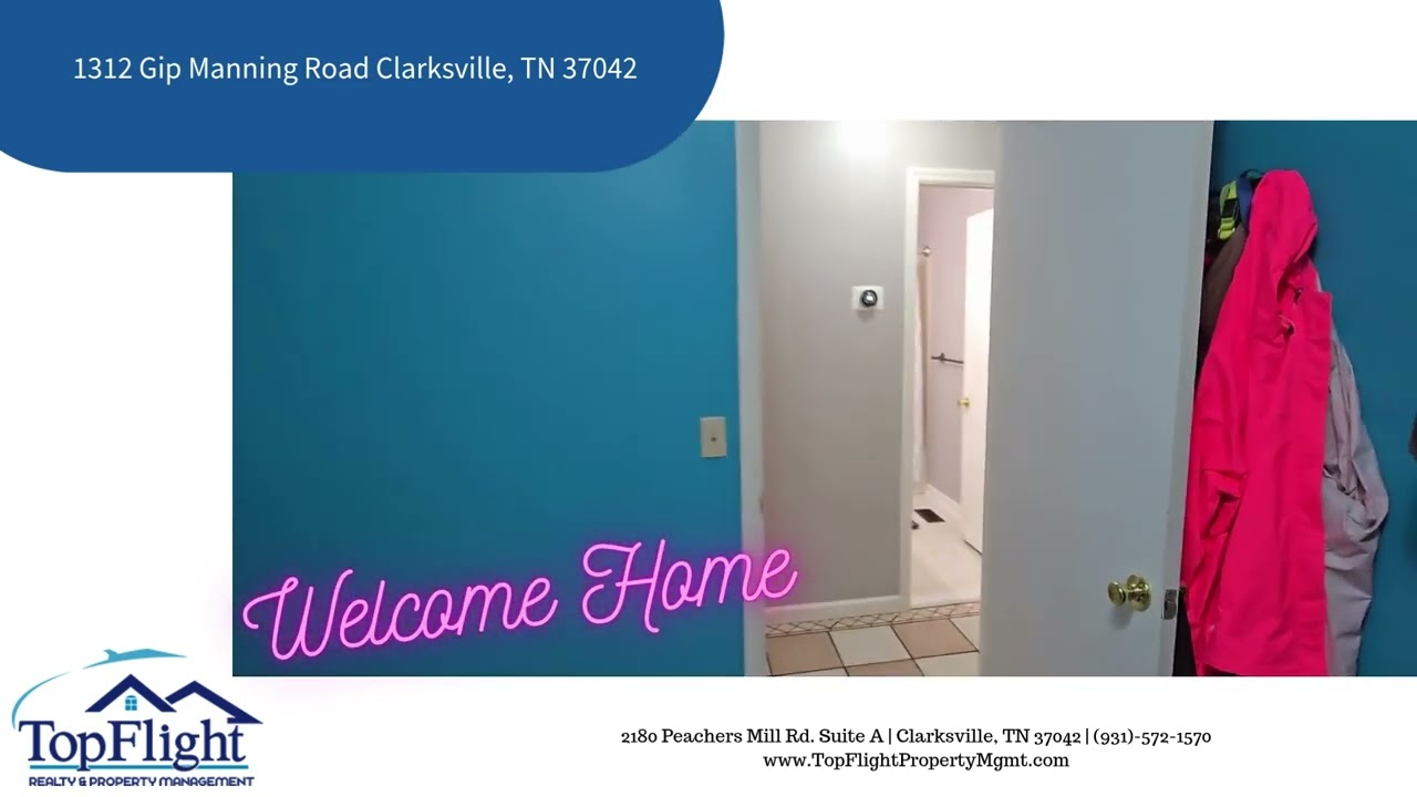 1312 Gip Manning Road Clarksville, TN 37042