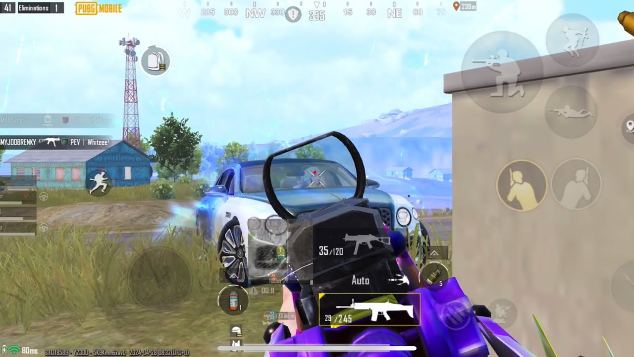 HIGHLIGHTS💀  #1 !! 5 finger full gyro gameplay !!! PUBGMOBILE