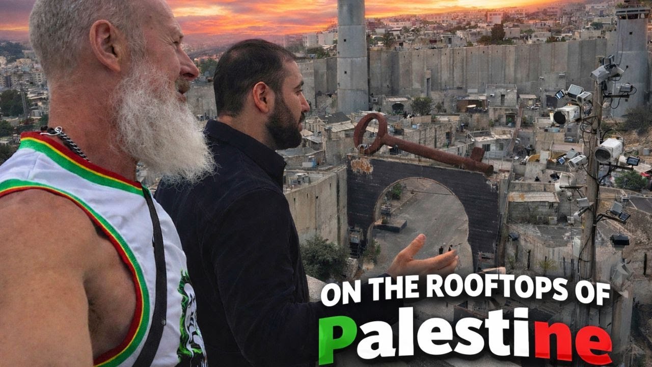 From the rooftop of the Community Centre in Aida Refugee Camp, Bethlehem.