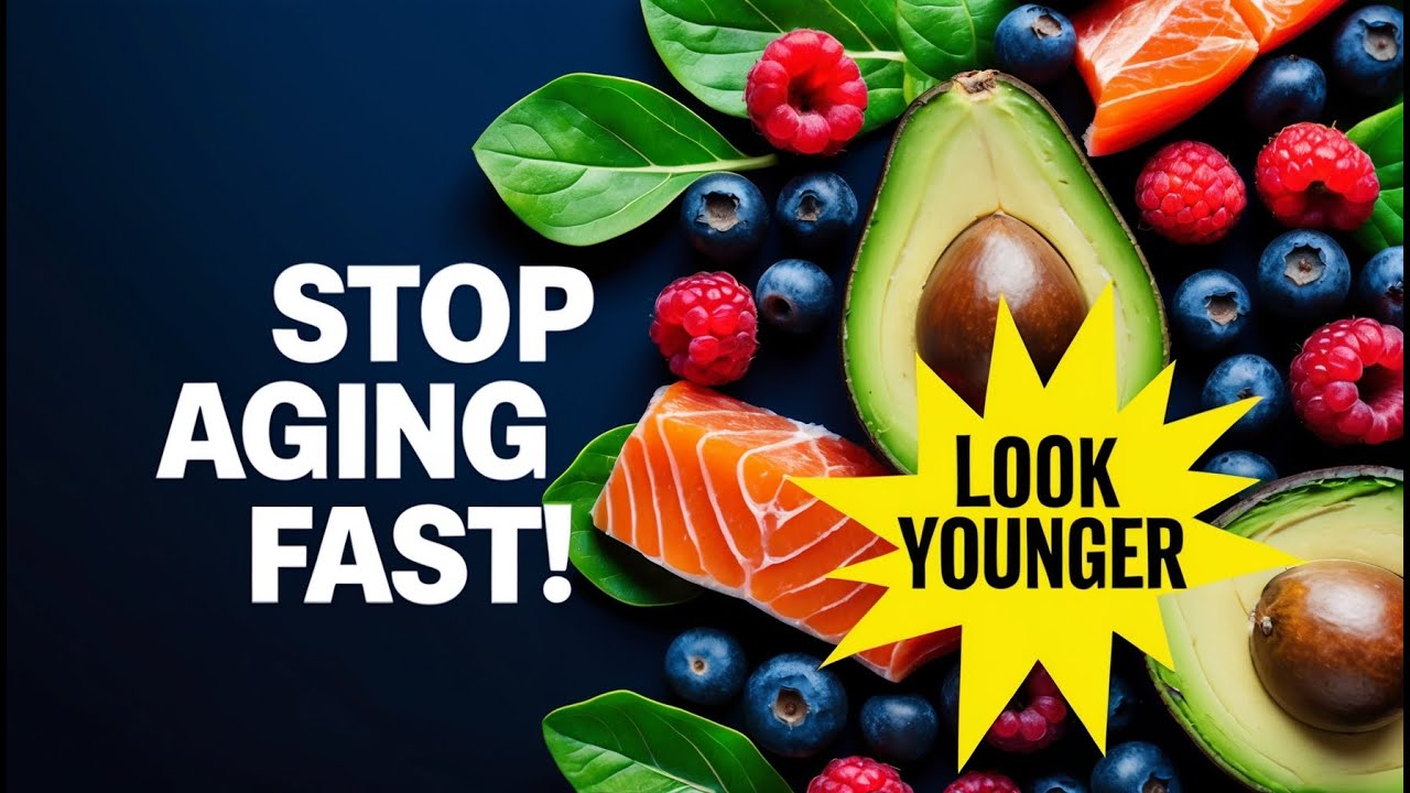 Top 3  Anti Aging Foods That Make You Look Younger After 50!