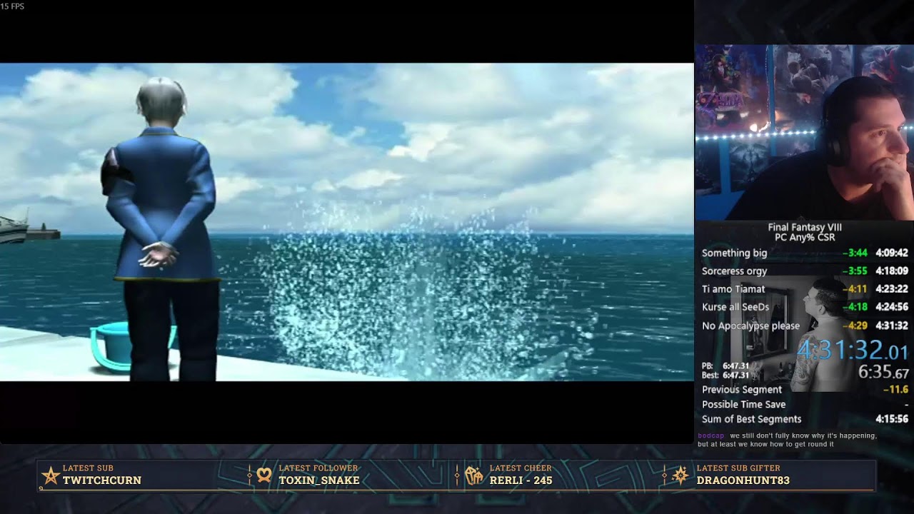 So close and yet so far away | FF8 PC Any% CSR | Goal Sub 4:30