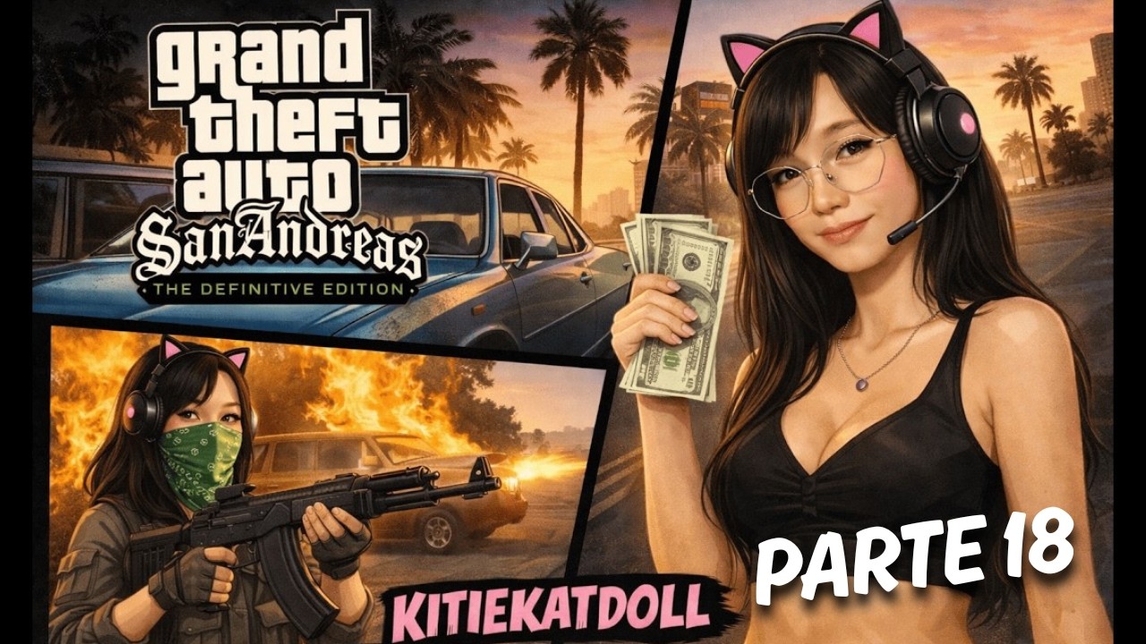 GTA SA THE DEFINITIVE EDITION: APRENDENDO A PILOTAR | PARTE 18