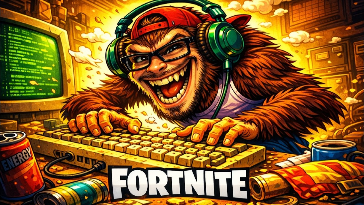Aporreando el teclado como un simio 💻🐒 | Fortnite