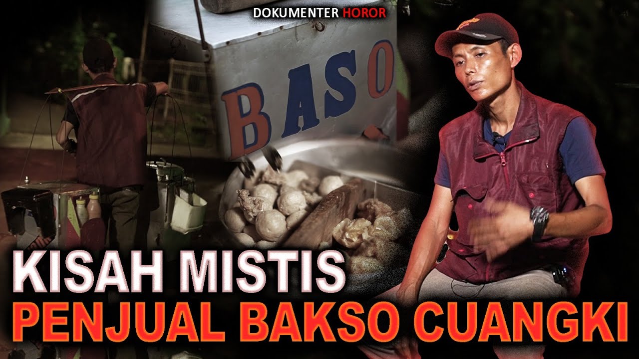 NGERI.!! KEJADIAN YANG DIALAMINYA, KUNTILANAK SAMPE DUDUK DIATAS GEROBAK BAKSO..!!