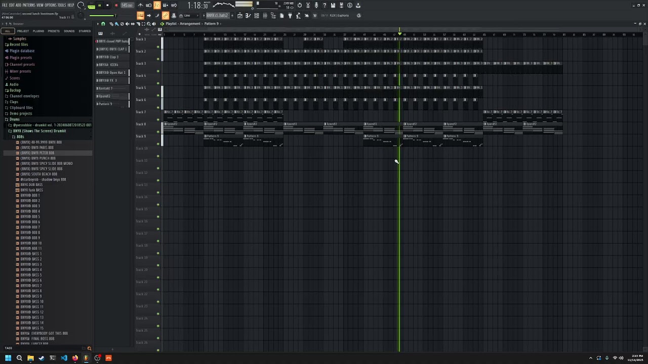 Making beats in FL Studio with the NEW Lunch77 KIT