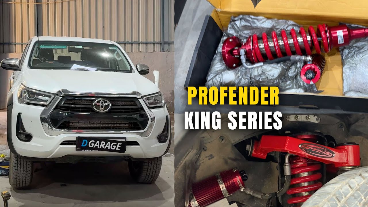 PROFENDER KING SERIES INSTALLED IN TOYOTA HILUX  | RESERVOIR WITH 8 CLICKS ADJUSTMENT !!!