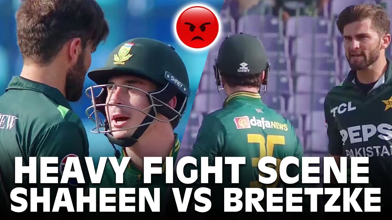 Heavy Fight | Shaheen vs Breetzke | Pakistan vs South Africa | Tri-Nation Series | PCB | M3J1K