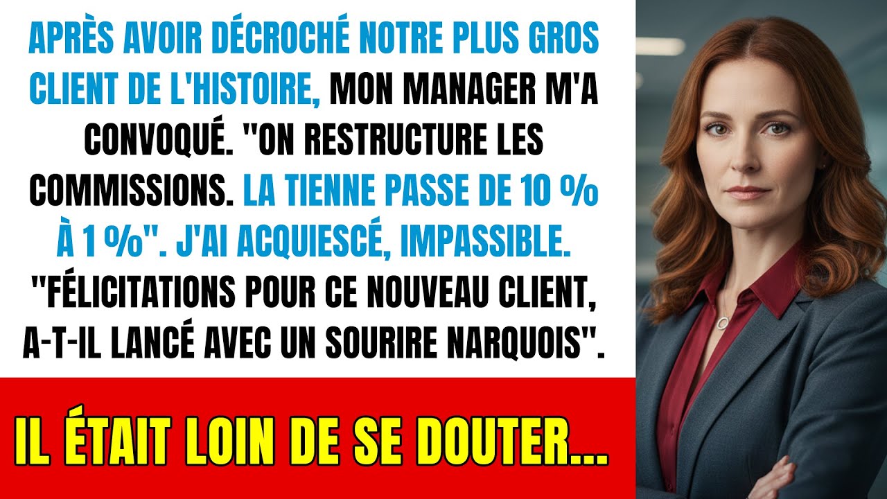 Il a réduit ma prime de 520.000$ à 52.000$... Sa pire erreur