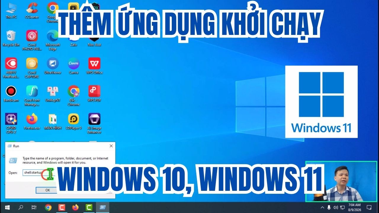 Hướng dẫn th&ecirc;m ứng dụng khởi chạy c&ugrave;ng  Windows 10, Windows 11