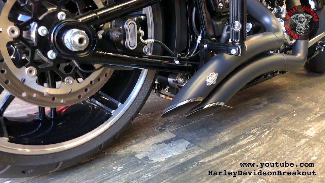 EXHAUST SOUND OF HARLEY-DAVIDSON BREAKOUT (PART 6)