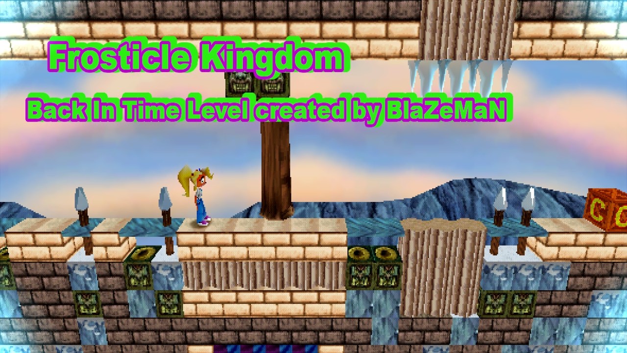 Frosticle Kingdom Crash Bandicoot Back In Time Level Walkthrough