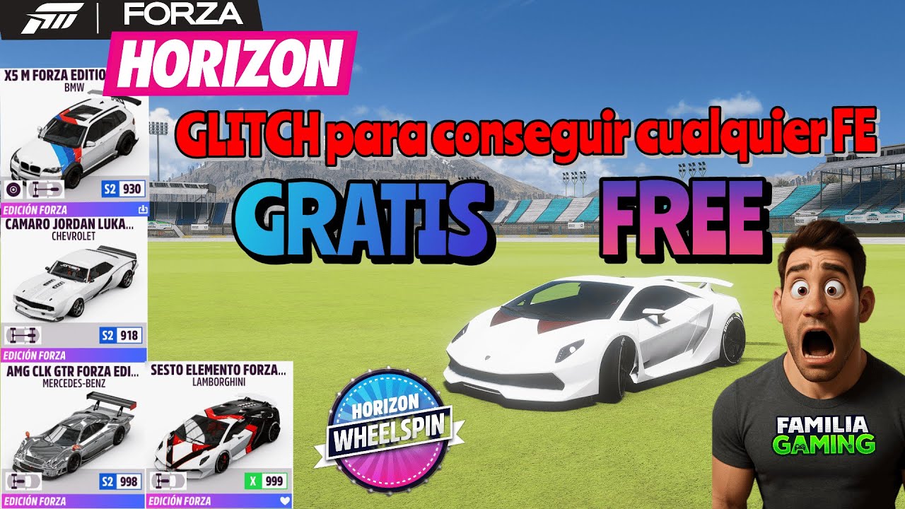 FH5 GLITCH conseguir cualquier coche FORZA EDITION GRATIS , forza horizon 5 , ruletas , glitch truco